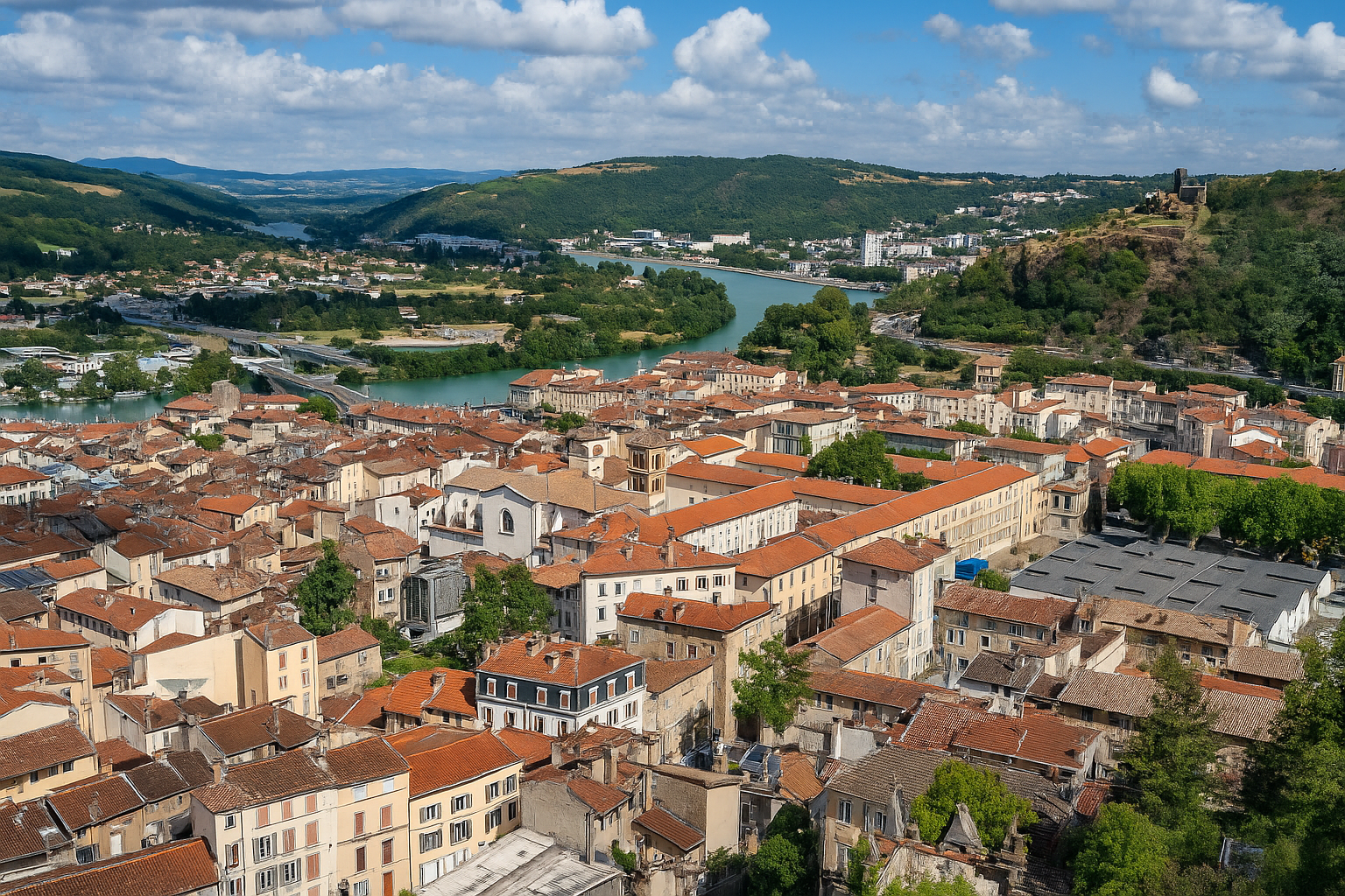 Photo représentative du département du rhone alpes.